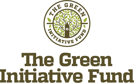 The Green initiative Fund logo in green